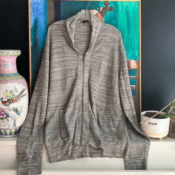 Banana Republic Heather Gray Knit Sweater XXL - Picture 1 of 11